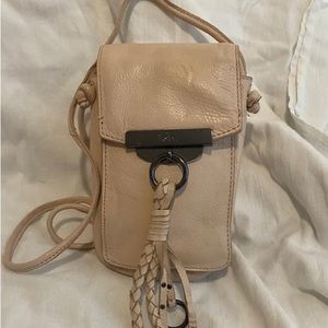 Pink Leather Kooba Cross body Bag